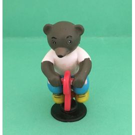 Figurine Petit Ours Brun Sur Jeu Sur Ressort (Bayard Presse)