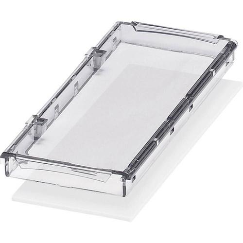 Couvercle de boîtier pour rail Phoenix Contact BC 107,6 DKL S TRANS 2896131 Polycarbonate transparent 45 x 107.6 x 8 1