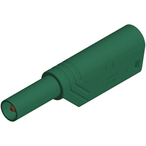 Fiche banane mâle de sécurité Ø de la broche: 4 mm SKS Hirschmann LAS S G 934099104 vert 1 pc(s)