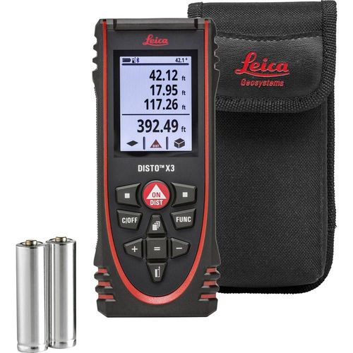 Leica Geosystems DISTO X3 Télémètre laser Plage de mesure (max.) 150 m Etalonné selon: d'usine (sans certificat)