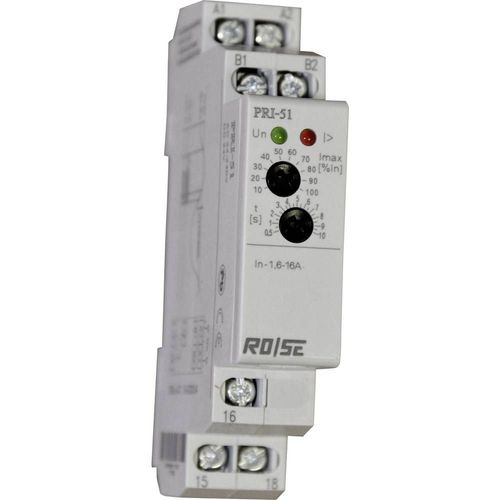 Relais de surveillance Rose LM PRI-51/8 24, 24 - 24, 240 V/DC, V/AC 1 inverseur (RT) Courant 1 pc(s)
