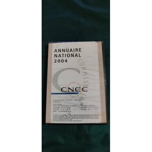 Annuaire Nationale 2004 Cncc