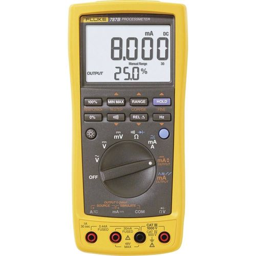 Multimètre Fluke 4777186 numérique Etalonné selon: d'usine (sans certificat) Process CAT III 1000 V, CAT IV 600 V Affic