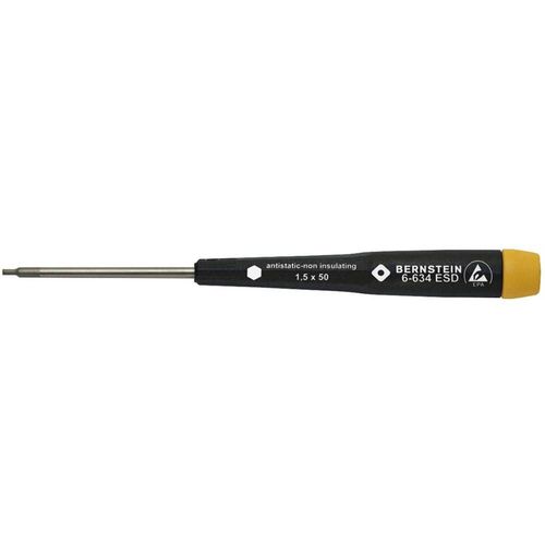 Tournevis profil à 6 pans intérieurs antistatique (ESD) 1.5 mm Bernstein 6-634 Longueur de la lame: 50 mm N/A 1 pc(s)