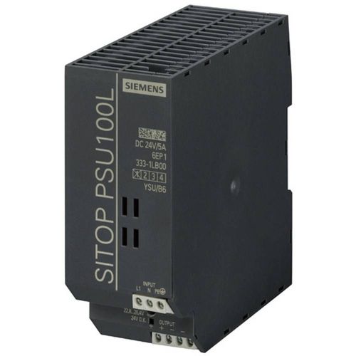 Bloc d'alimentation à découpage 24 V / DC / 5 A / 120 W Siemens SITOP Lite PSU100L