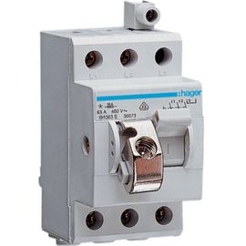 Module d'interrupteur gris 63 A 400 V Hager SH363S