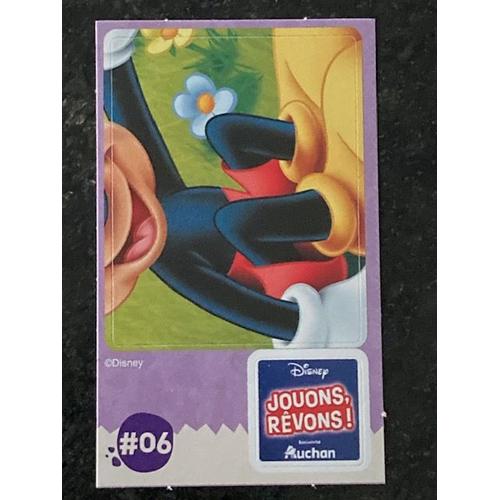 Sticker Disney Auchan 2024 Jouons, Rêvons! N°06