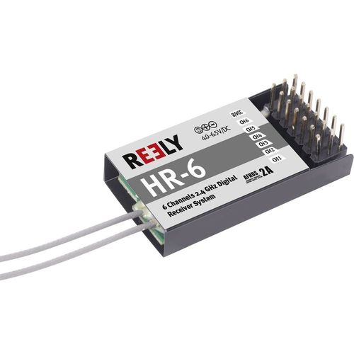 Récepteur 6 Canaux Reely Hr-6 2,4 Ghz Système De Connecteur Jr-Reely