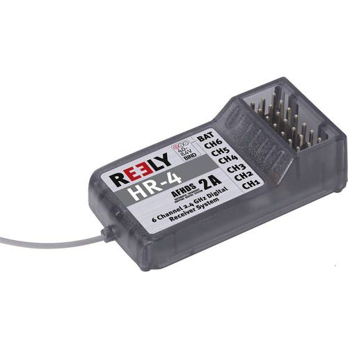 Récepteur 6 Canaux Reely Hr-4 2,4 Ghz Système De Connecteur Jr-Reely