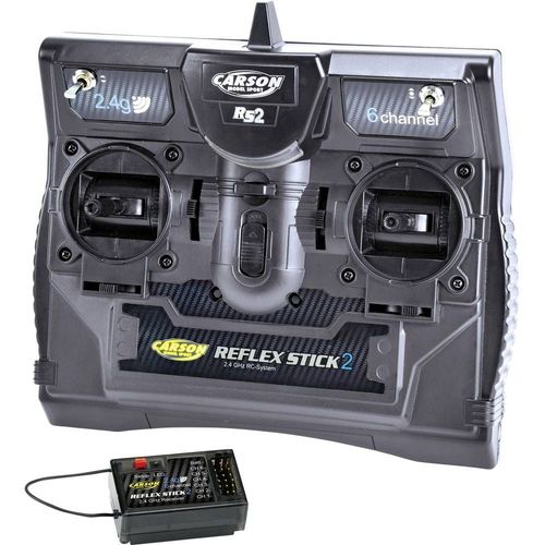 Radiocommande Manuelle Carson Modellsport Reflex Stick Ii Avec Récepteur 2,4 Ghz Nombre De Canaux: 6-Carson Modellsport