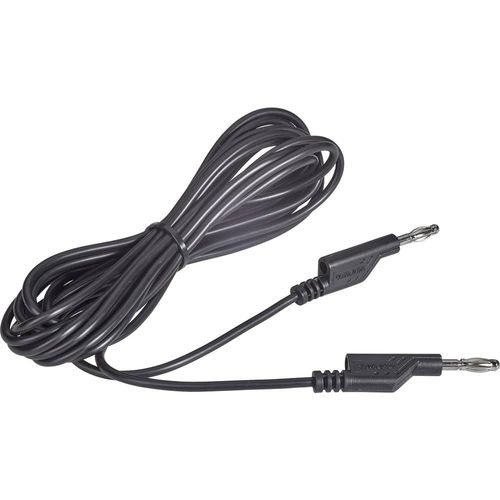 VOLTCRAFT MS5/SW Cordon de mesure[Banane mâle 4 mm -Banane mâle 4 mm ] 5 m noir