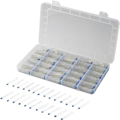 Assortiment de condensateurs céramiques (500 pc(s) sortie radiale TRU COMPONENTS 442923 50 V 20 %