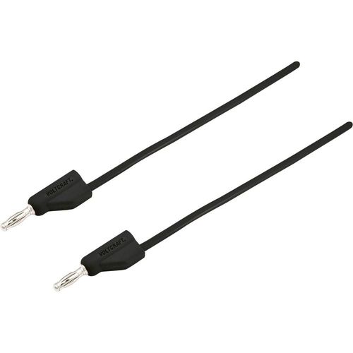 VOLTCRAFT MSB-300 Cordon de mesure[Banane mâle 4 mm -Banane mâle 4 mm ] 0.75 m noir