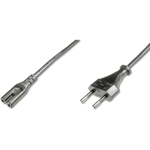 Câble d'alimentation appareils IEC, alimentation Euro / petits appareils C Digitus - [1x prise femelle C7 - 1x fiche Eur