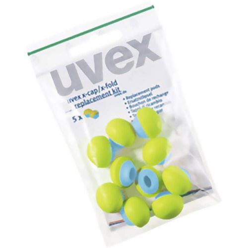 Capsule de rechange pour casque de protection auditive Uvex X-CAP X-FOLD 2125351 5 paire