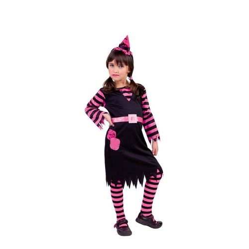 Déguisement De Sorcière Rose Avec Pièces Pour Fille Et Bébé (Taille 3-4a)