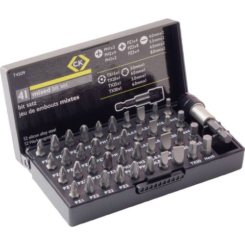 Jeu d'embouts 41 pièces C.K. T4509 1 set