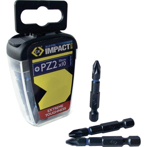 Jeu d'embouts 10 pièces C.K. T4560 PZ2LD10 1 set
