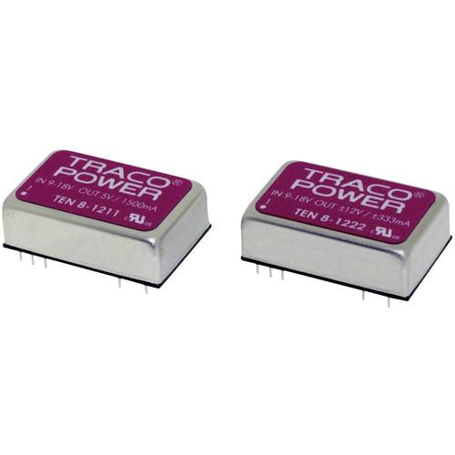 Convertisseur CC/CC pour circuits imprimés TracoPower TEN 8-7212WI Nbr. de sorties: 1 x 110 V/DC 12 V/DC 666 mA 8 W 1 pc