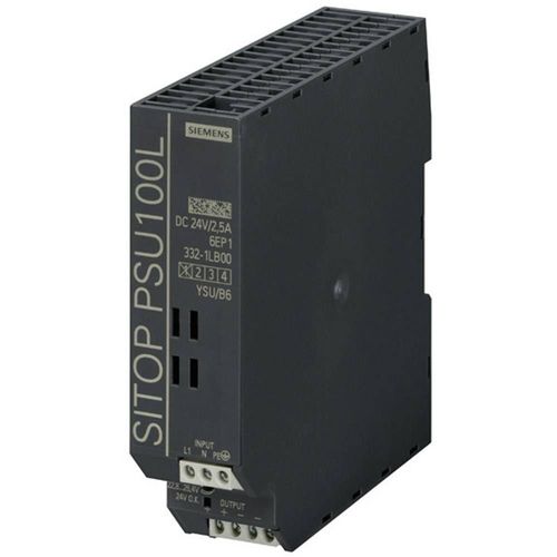 Bloc d'alimentation à découpage DIN 24 V / DC / 2,5 A / 60 W Siemens SITOP Lite PSU100L