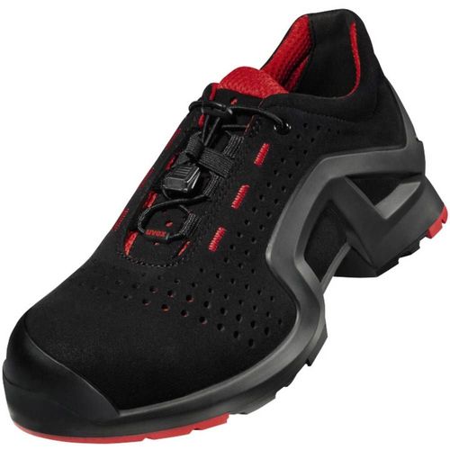 Chaussures Basses De Sécurité S1p Taille: 43 Uvex 1 8519243 Coloris Noir, Rouge 1 Paire
