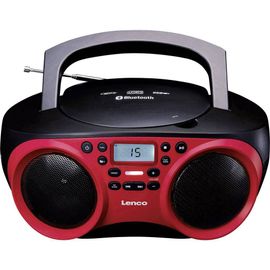 Radio-CD FM Lenco SCD-501 rouge, noir