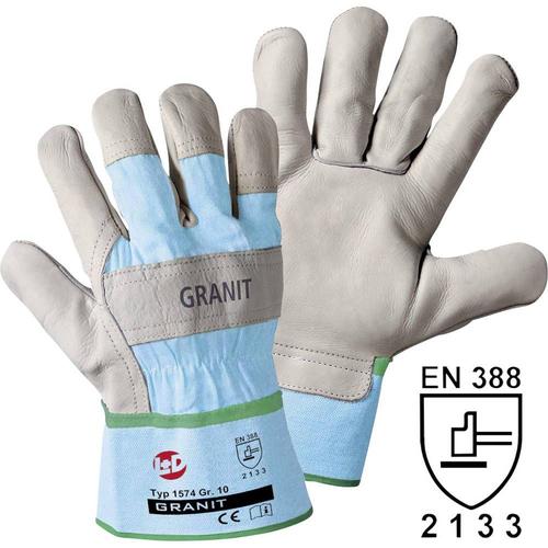 Gants de protection worky 1574 Cuir vachette grainé EN 388 RISQUES MECANIQUES 2133 Taille 9 (L)