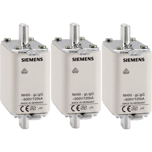 Fusible NH Siemens 3NA3817 Taille du fusible = 000 40 A 500 V/AC, 250 V/AC 3 pc(s)
