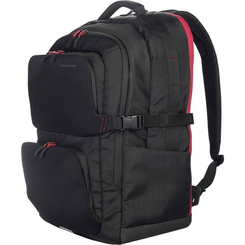 Sac à dos pour ordinateur portable Tucano Sfido Gaming BSFBK-BK Au maximum: 46,7 cm (18,4) noir, rouge