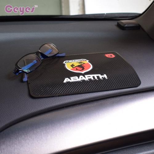 Étui En Polymère Antidérapant Pour Fiat Punto Abarth, Accessoires Intérieurs, Emblèmes D'insigne, Style De Voiture, Stilo Ducato Palio, 500, 124