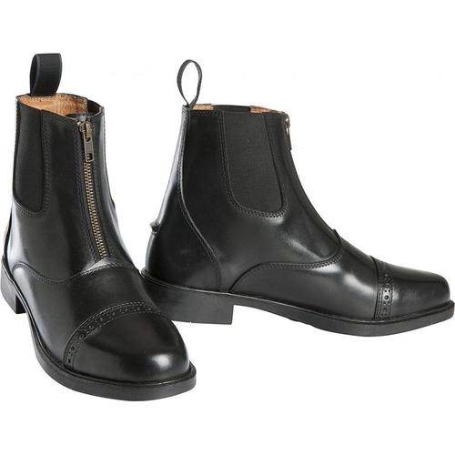 Boots Equithème “Zip Cuir” - Couleur : Noir, Taille : 40, Taille : Adulte, Équitation