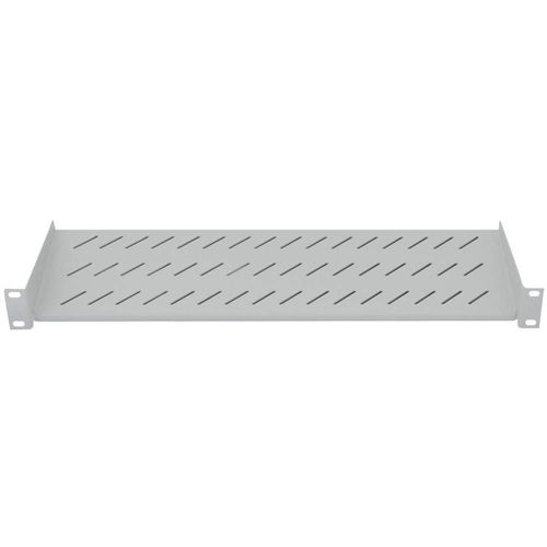 LogiLink 19" Fachboden, 2 HE, Festeinbau, (T)400 mm