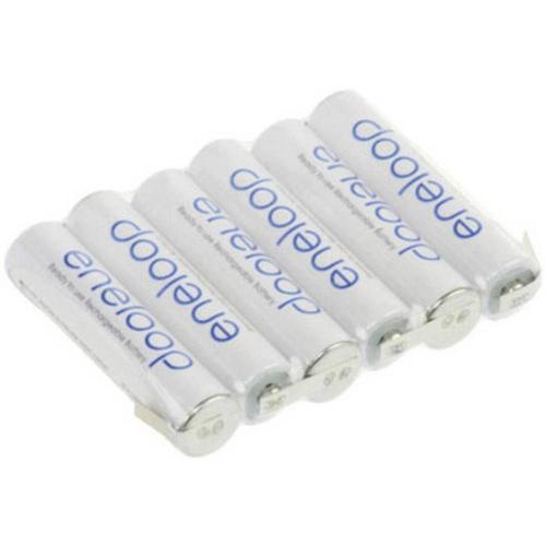 Pack d'accus 6x LR03 (AAA) NiMH Panasonic 132321 7.2 V 750 mAh