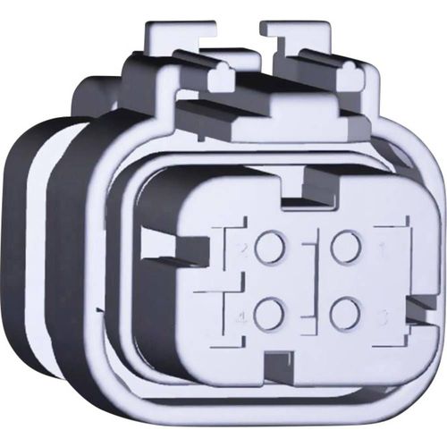 Boîtier pour contacts femelles série AMPSEAL16 TE Connectivity 776524-2 femelle, droit Nbr total de pôles 4 1 pc(s)