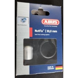Antivol De Selle Vélo Abus Nutfix M5 Spc Argent - Ø 30 Mm