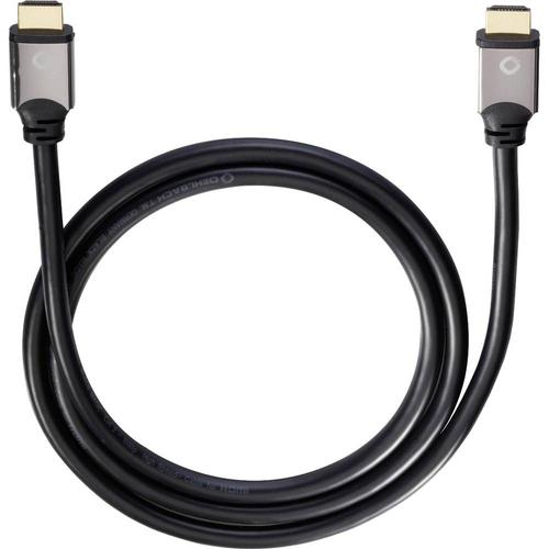Câble de raccordement Oehlbach 92451 [1x HDMI mâle - 1x HDMI mâle] 1.2 m noir