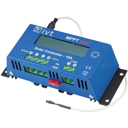 Régulateur de charge solaire IVT MPPTplus 10A 12 V, 24 V 10 A