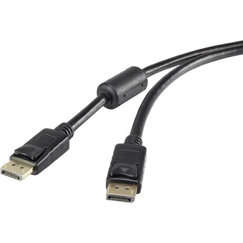 Renkforce DisplayPort Câble de raccordement [1x DisplayPort mâle - 1x DisplayPort mâle] 1 m noir