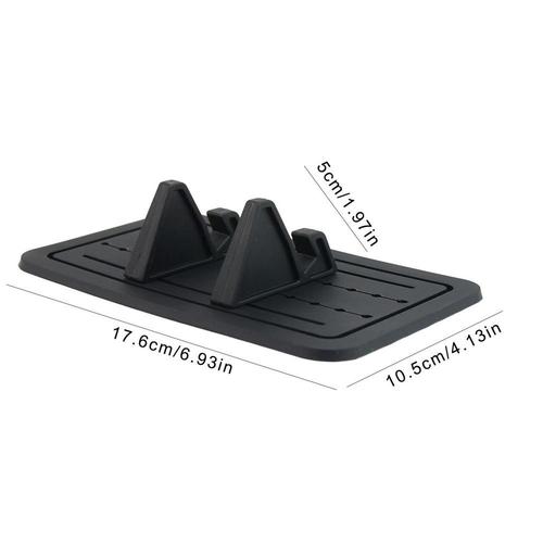 Blanc - Support De Téléphone Universel Pour Voiture, Carte Prada, Silicone, Polymères Anti-Aldes, Stockage, Escalevalugps, Navigation, Support Rapide, Accessoire De Voiture