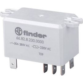 Relais enfichable Finder 66.82.8.230.0000 230 V/AC 30 A 2 inverseurs (RT) 1 pc(s)