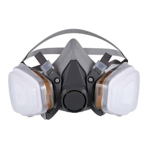 Masque De Protection Respiratoire Réutilisable Anti Poussière Anti Gaz Avec Filtres Mns