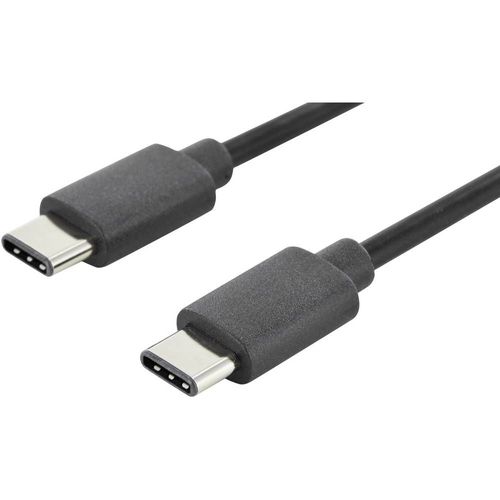 ASSMANN - Câble USB - 24 pin USB-C (M) pour 24 pin USB-C (M) - USB 2.0 - 1 m - moulé - noir