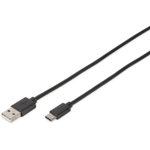DIGITUS - Câble USB - 24 pin USB-C (M) pour USB (M) - USB 2.0 - 1.8 m - moulé - noir