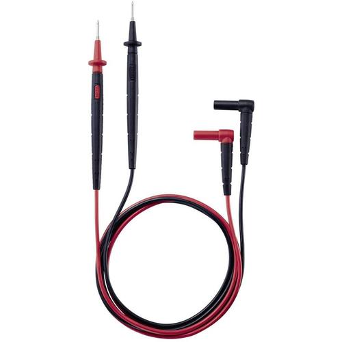 testo 0590 0010 Set de cordons de mesure de sécurité[mâle 4 mm -pointe de test ] 1.22 m noir/rouge