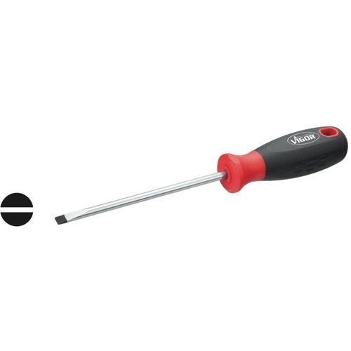 pour l'atelier Tournevis plat Vigor Largeur de la lame: 4 mm