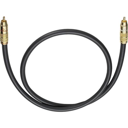 Câble RCA pour subwoofer NF 214 Oehlbach, anthracite, 6 m Oehlbach 204506 [1x Cinch / RCA mâle - 1x Cinch / RCA mâle] 6