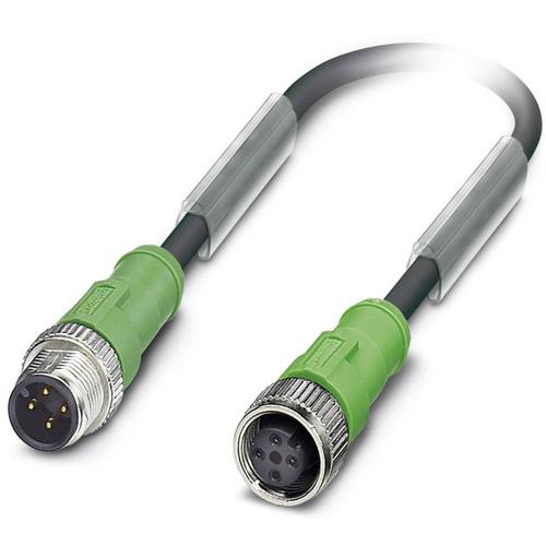 Câble pour capteurs/actionneurs Phoenix Contact SAC-4P-M12MS/ 5,0-PUR/M12FS 1694075 Conditionnement: 1 pc(s)