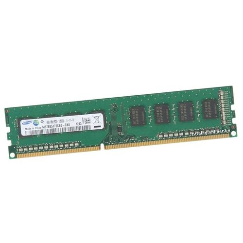 4Go RAM PC Bureau Samsung M378B5173CB0-CK0 DDR3 240-Pin PC3-12800U 1600MHz 1Rx8