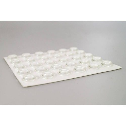 Pied d'appareil TOOLCRAFT 2125C60-C autocollant, rond transparent (Ø x h) 12.7 mm x 3.5 mm 60 pc(s)