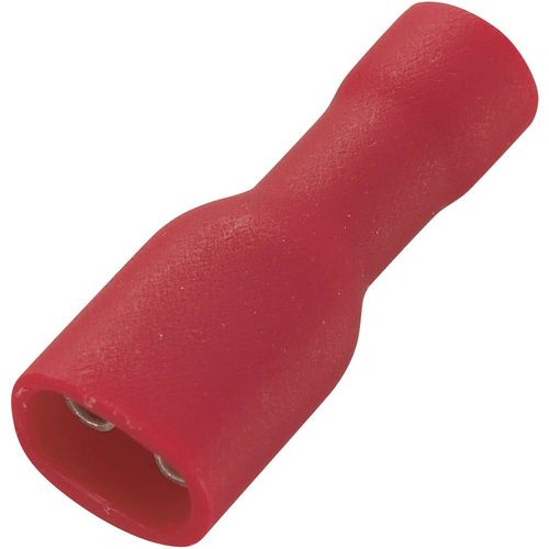 Cosse clip 4.8 mm x 0.5 mm TRU COMPONENTS FDFD1.25-187(5) 737662 0.50 mm² 1.50 mm² entièrement isolé rouge 50 pc(s)